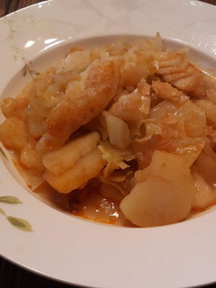 Una foto de Col con bacalao
