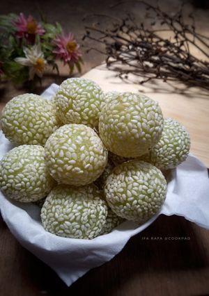 Foto resep Onde-Onde Pandan Mini