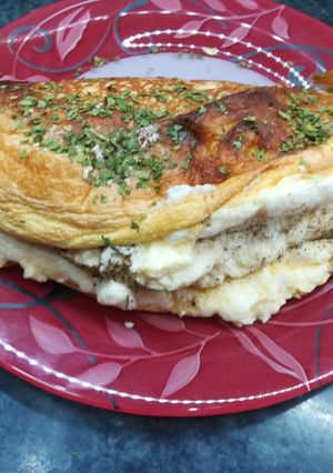 Felhő omlett recept fotója