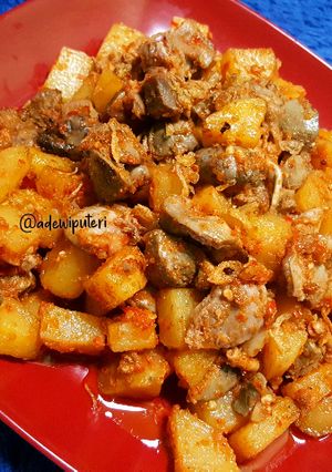 Foto resep Sambal goreng ati ampela dan kentang