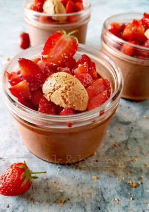 Csokis panna cotta recept fotója