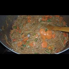 Fried Spaghetti🍝 A picture of Fried Spaghetti🍝.