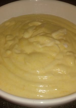 Una foto de Mousse de durazno 🍑. Exquisito!