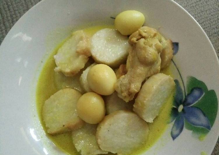 Opor lontong