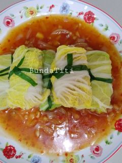 Foto resep 378.Sawi Gulung isi Daging