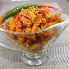 A picture of Carrots pickle with out oil.