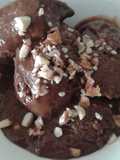 Helado artesanal de chocolate y banana