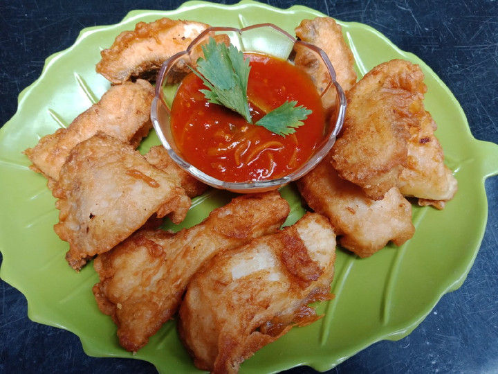  Cara mudah buat Gurame crispy saus pedas manis  menggugah selera