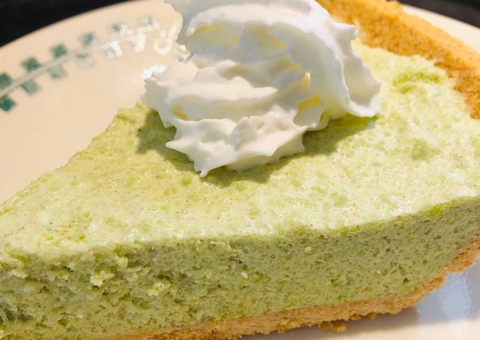 No Bake Pistachio Cream Cheese Pie