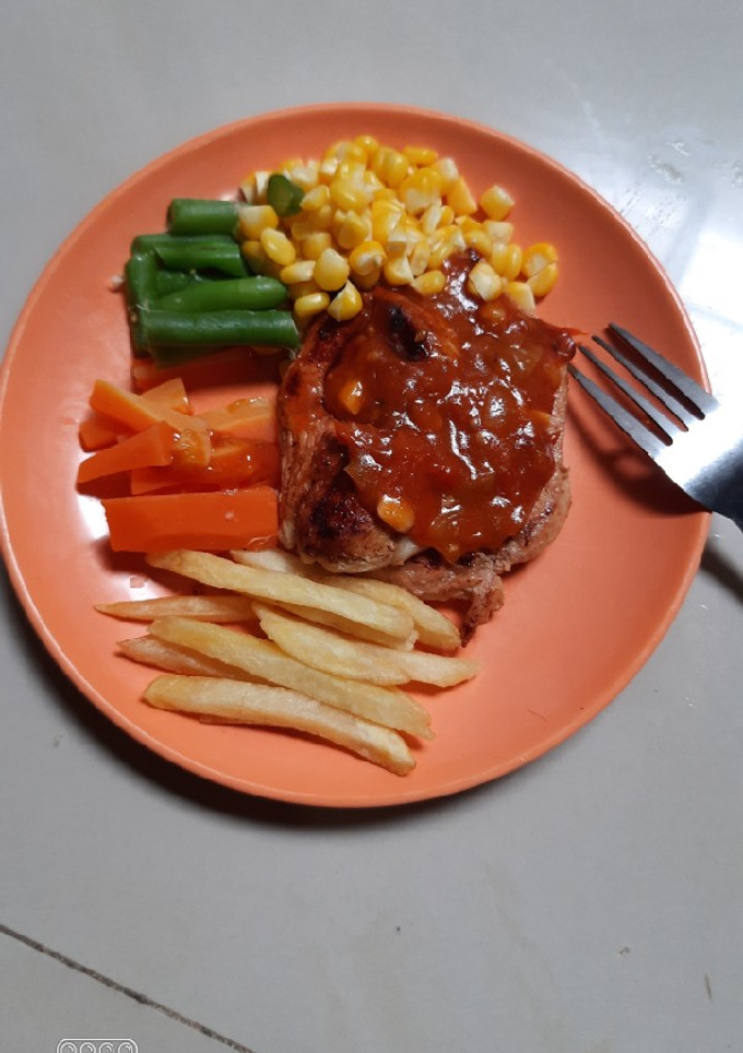 Foto resep Steak ayam teflon