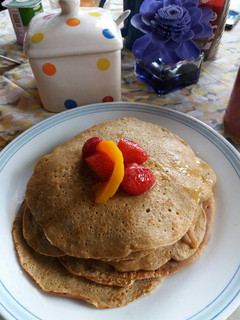 Una foto de Crepes de avena para el desayuno