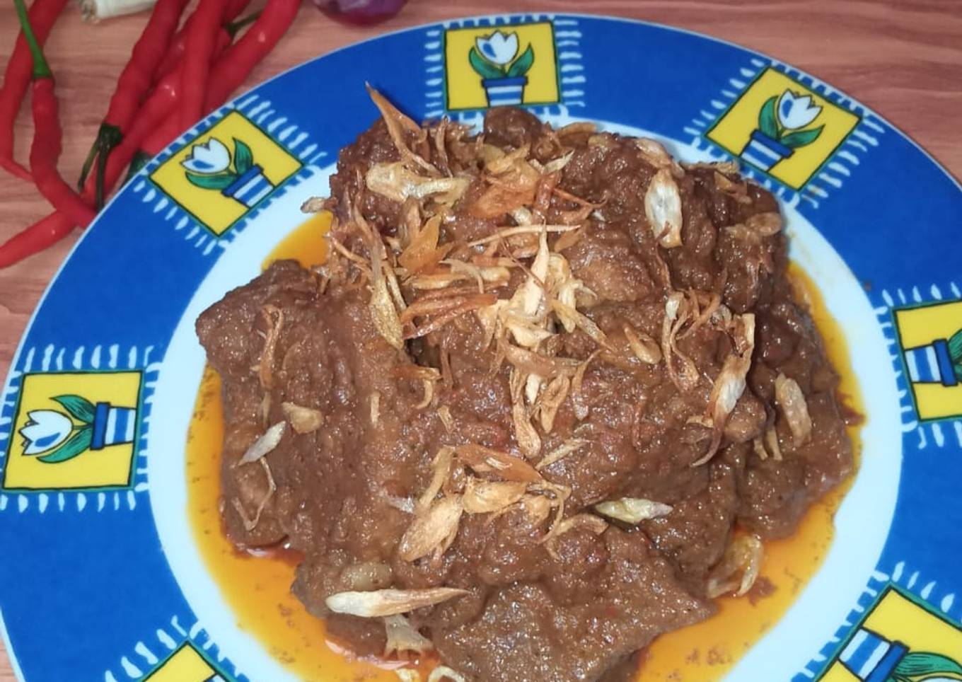 Rendang daging bumbu instant