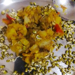 A picture of Bolied potato veg.
