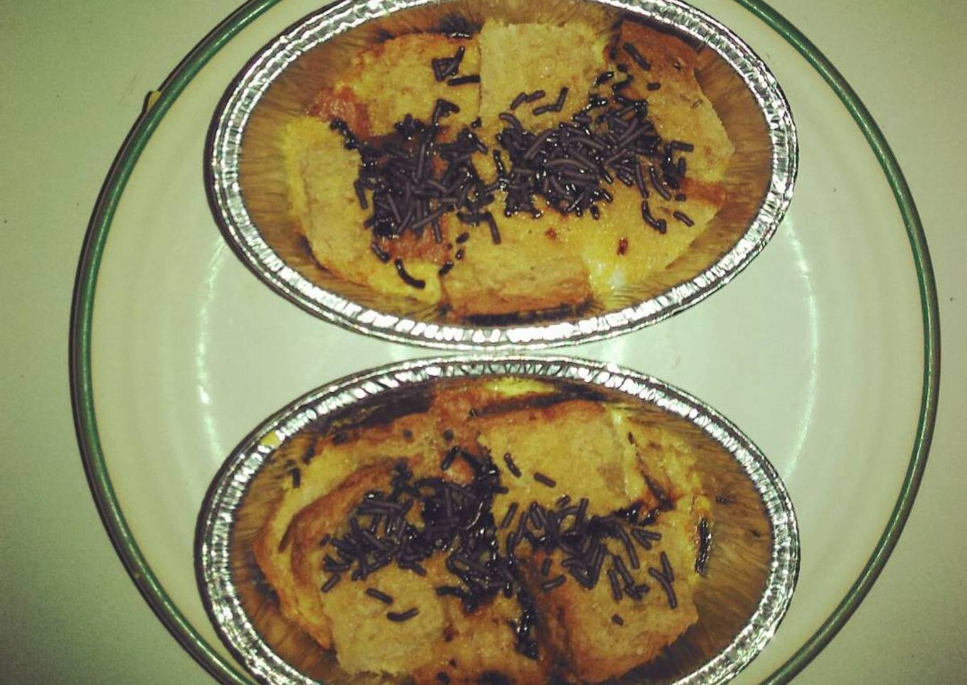 Puding Roti Tawar (Panggang)