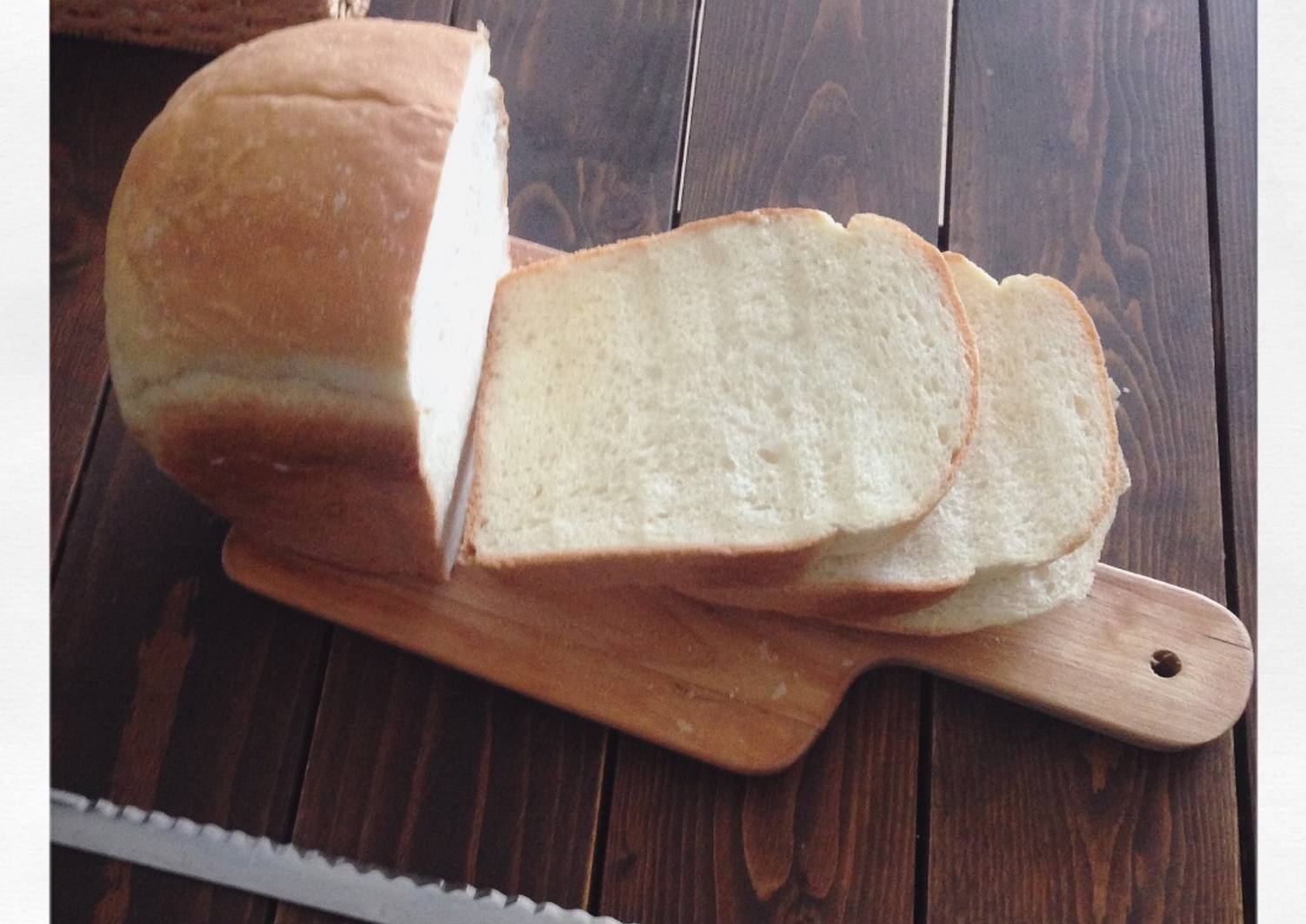 Japanese White Bread 'SHOKUPAN' with Bread Machine Recipe by Yuki Cookpad