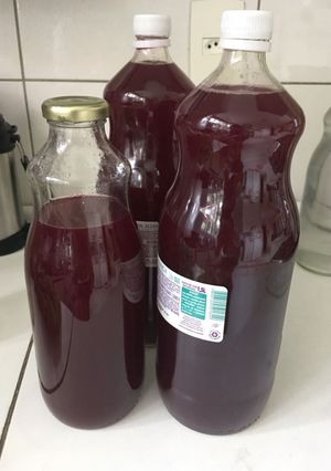 Foto de Suco de uva integral e natural