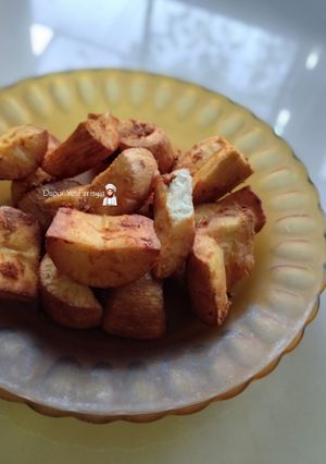 Gambar Ubi Kayu Goreng Bawang Putih & Kari