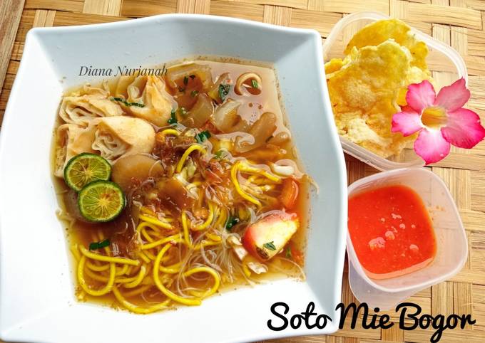 Cara Buat Soto Mie Bogor Irit Anti Gagal