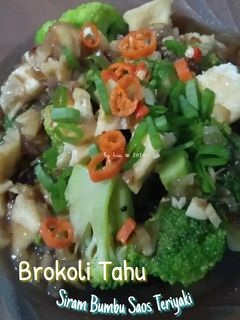 Foto resep Brokoli Tahu Siram Bumbu Saus Teriyaki