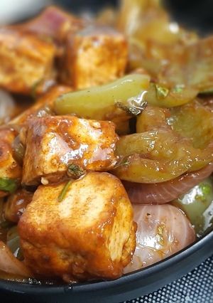 A picture of Chilli paneer.