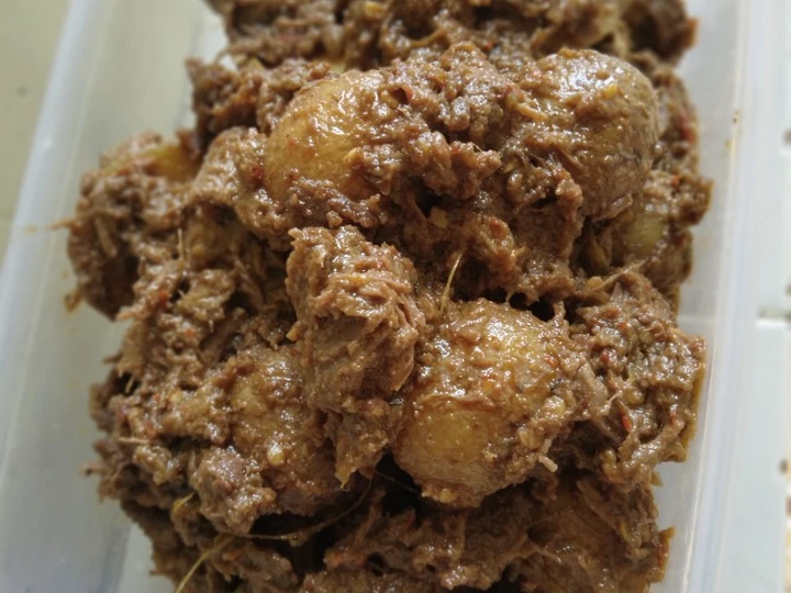 Langkah Mudah untuk Membuat Resep Rendang Daging mini Kentang yang Menggugah Selera Anti Ribet, Lezat Sekali