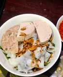 Bánh cuốn nóng bột tự pha