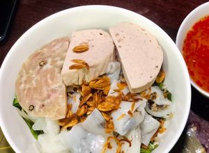 Hình của món Bánh cuốn nóng bột tự pha.