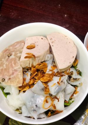Hình của món Bánh cuốn nóng bột tự pha.
