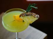 A picture of pineapple wedge