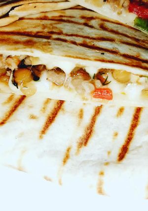 O poză a rețetei Quesadilla cu carne tocată de porc.