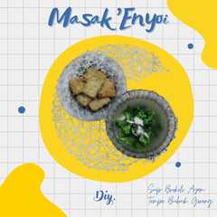รูปของ Sup Sehat Brokoli Ayam, Tempe Goreng Bubuk