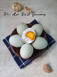 Foto resep Telur Asin Rasa Bawang