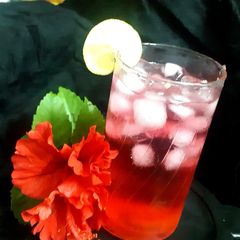 A picture of Magical hibiscus lemonade.