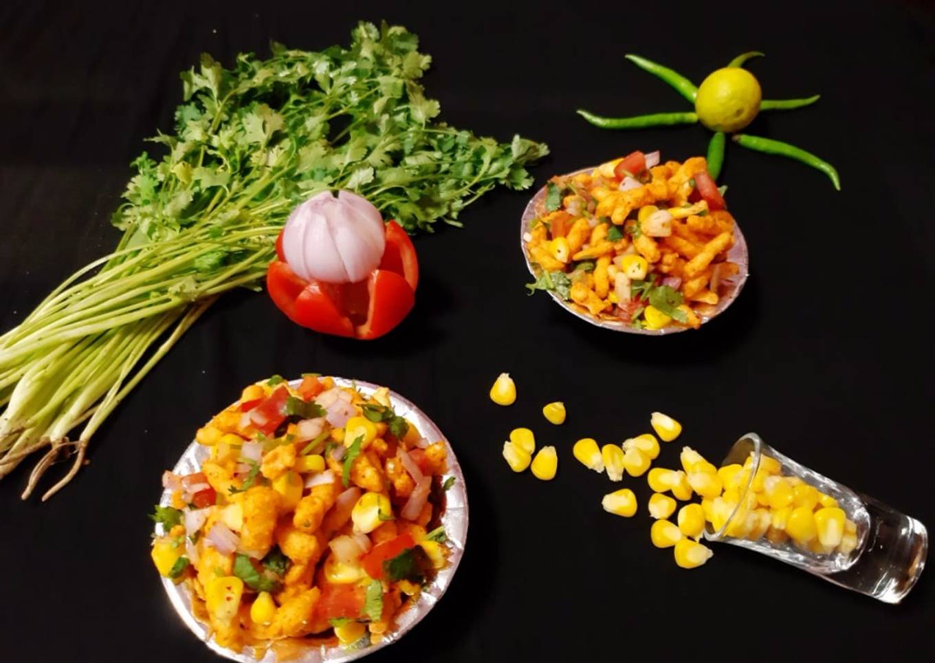 Kurkure Corn Chaat