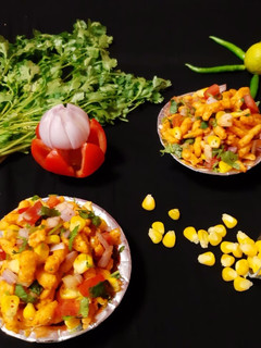 A picture of Kurkure Corn Chaat.