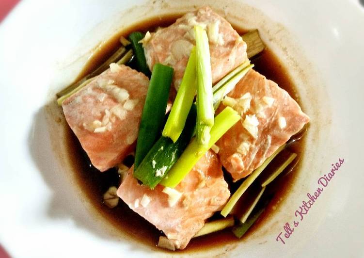 Cara buat Salmon Tim yang lezat dan Mudah Dibuat