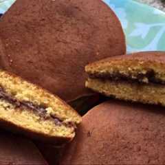 Una foto de Dorayaki sin gluten