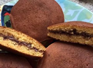 Una foto de Dorayaki sin gluten