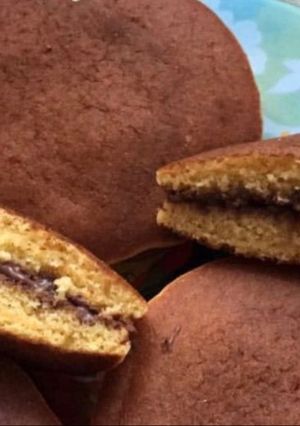 Una foto de Dorayaki sin gluten
