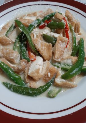 Foto resep Tahu Santan Cabe Hijau
