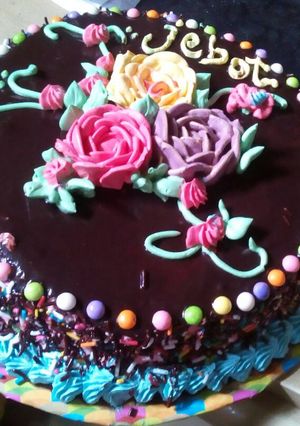 Foto resep Kue Ulang Tahun Murah Meriah