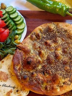 صورة لوصفة مناقيش زعتر