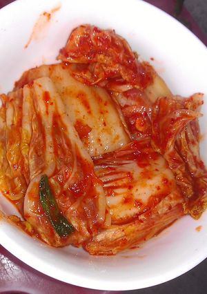 Hình của món Kim Chi Cải Thảo.
