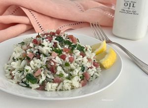 Foto di Riso freddo speck e rucola
