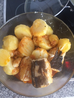 Una foto de Bacalao a la gallega