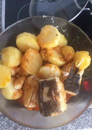 Una foto de Bacalao a la gallega