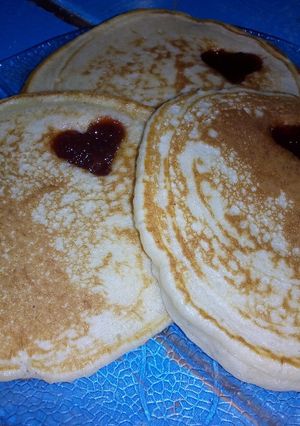 Una foto de Hot cake riquísimos 😋💕