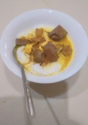 รูปของ ขนมจีนไก่พริกแกงใต้