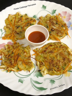 A picture of Potato Cabbage Pancakes.
