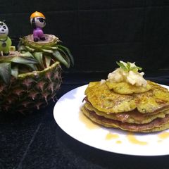 Pineapple sweet and spicy pancake A picture of Pineapple sweet and spicy pancake.